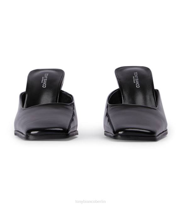 niedrige Absätze| de Tony Bianco Frauen Flash-Heels Schwarz hochglänzend 4624253